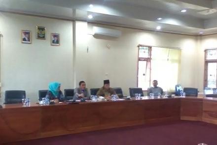 Hearing pansus aset DPRD Kota Bengkulu dengan warga Kelurahan Bentiring