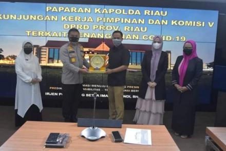 Komisi V DPRD Riau Kunjungan Kerja ke Mapolda Provinsi Riau