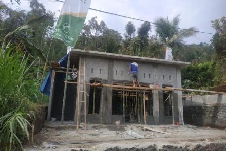 Pengerjaan Mushola di TMMD Sudah Mencapai 50 Persen 