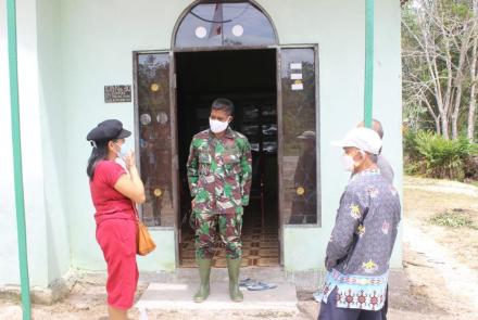 Satgas TMMD Siap Bantu Bersihkan Lahan Gereja Ampung Kampuri