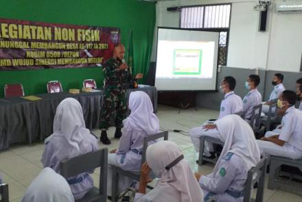Penyuluhan Wasbang Satgas TMMD Bermanfaat Untuk Pembentukan Karakter