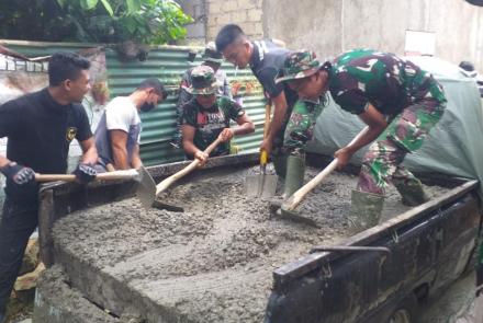 Pekerjaan Fisik Pengecoran Jalan TMMD Capai 40 Persen