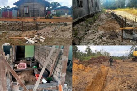 Pencapaian Hari Ke Empat TMMD Reguler ke 112 Kodim 1016/Palangka Raya