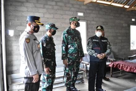 Sinergi Membangun Negeri Forkopimda Kabupaten Malang Tinjau Lokasi TMMD 112 Kodim 0818