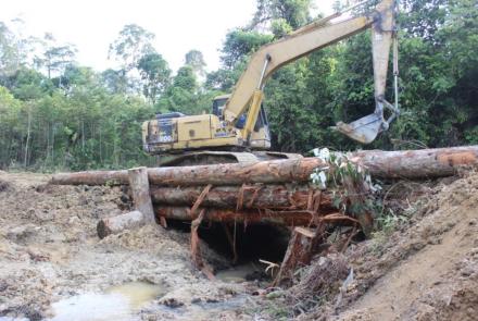 Jembatan Penghubung Desa Kampuri Proyek TMMD Tuntas