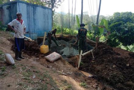 Satgas TMMD 112 Buat Tandon Air Kedua