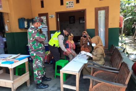 Sosialisasi Vaksin TNI-Polri Kabupaten Malang  
