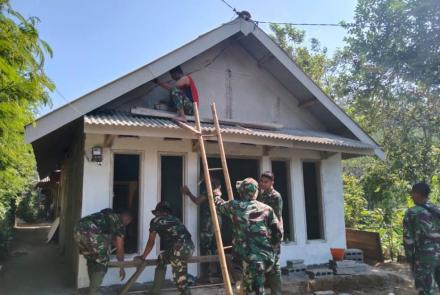 Serbuan Satgas TMMD di Lokasi Rutilahu 