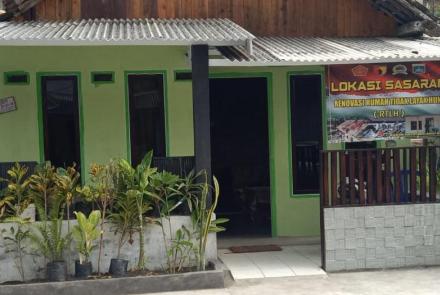 Tanaman Bunga Percantik RTLH Ibu Sutalkah