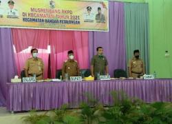 Bupati Pelalawan Buka Musrenbang RKPD Tingkat Kecamatan Bandar Petalangan Tahun 2021